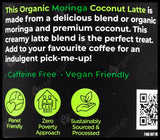 Topwil Nutrition Organic Coconut Latte - Moringa / Malunggay (240g) - Organics.ph