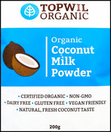 Topwil Organic Coconut Milk Powder (200g) - Organics.ph