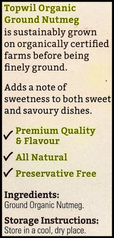 Topwil Organic Nutmeg Ground (60g) - Organics.ph