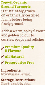 Topwil Organic Turmeric Ground (60g) - Organics.ph