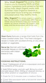 Waah Organic Simmer Sauce - Goan Curry (300g) - Organics.ph