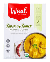 Waah Organic Simmer Sauce - Korma Curry (300g) - Organics.ph