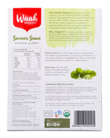 Waah Organic Simmer Sauce - Korma Curry (300g) - Organics.ph