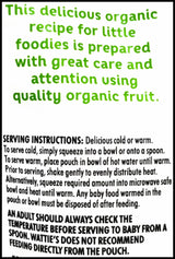 Wattie's Organic Baby Food 4-6+ months - Apple Medley w/ Guava & Blueberries (120g) - Organics.ph