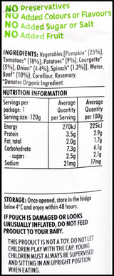Wattie's Organic Baby Food 6+ months - Beef & Vegetable Ragout (120g) - Organics.ph