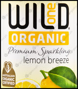 Wild One Organic Flavored Premium Sparkling Water - Lemon Breeze (330ml) - Organics.ph