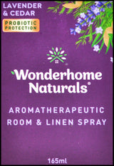 Wonderhome Naturals Aromatherapeutic Room & Linen Spray - Lavender & Cedar (165ml) - Organics.ph