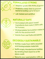 Wonderhome Naturals Fabric Conditioner - Fuji Apple and Peach Grove (800ml) - Organics.ph