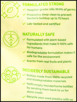 Wonderhome Naturals Fabric Conditioner - Wildberry Seaside Botanicals (800ml) - Organics.ph