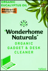 Wonderhome Naturals Gadget & Desk Cleaner - Organic Eucalyptus Oil (165ml) - Organics.ph