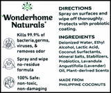 Wonderhome Naturals Gadget & Desk Cleaner - Organic Lavender Oil (165ml) - Organics.ph