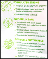 Wonderhome Naturals Germ Kill All-Purpose Cleaner - Pine & Citrus Rind (800ml) - Organics.ph