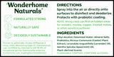 Wonderhome Naturals Germ Kill Disinfectant Spray - Mint Lavender (300ml) - Organics.ph