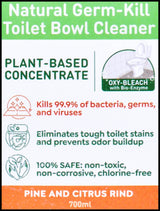 Wonderhome Naturals Germ Kill Toilet Bowl Cleaner - Pine & Citrus Rind (700ml) - Organics.ph