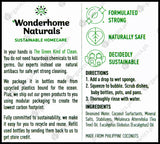 Wonderhome Naturals Hypoallergenic Bottle & Dish Cleaner (450ml) - Organics.ph