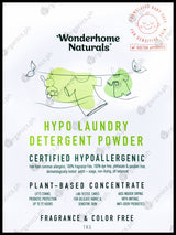 Wonderhome Naturals Hypoallergenic Laundry Detergent - Powder (1kg) - Organics.ph
