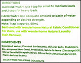 Wonderhome Naturals Laundry Detergent Liquid - Fuji Apple & Peach Grove (800ml) - Organics.ph