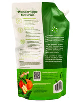 Wonderhome Naturals Laundry Detergent Liquid - Fuji Apple & Peach Grove (800ml) - Organics.ph