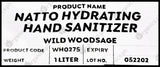 Wonderhome Naturals Natto Hydrating Hand Sanitizer - Wild Woodsage - Refill Pack (1 Liter) - Organics.ph