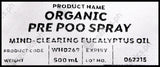 Wonderhome Naturals Pre-Poo Spray - Organic Eucalyptus Oil - Refill Pack (500ml) - Organics.ph