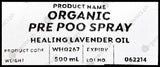 Wonderhome Naturals Pre-Poo Spray - Organic Lavender Oil - Refill Pack (500ml) - Organics.ph
