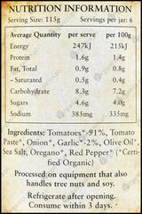 Zito Organic Pasta Sauce - Napolitana Tomato & Garlic (690g) - Organics.ph