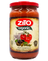 Zito Organic Pasta Sauce - Puttanesca Sicilian Olive & Caper (690g) - Organics.ph