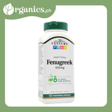 21st Century Traditional Fenugreek 610mg (100 caps) - Organics.ph