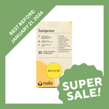Nala Organic Biodegradable Tampons - Regular (16 tampons)