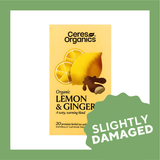 Ceres Organics Tea - Lemon & Ginger (20 bags) - Slightly Damaged