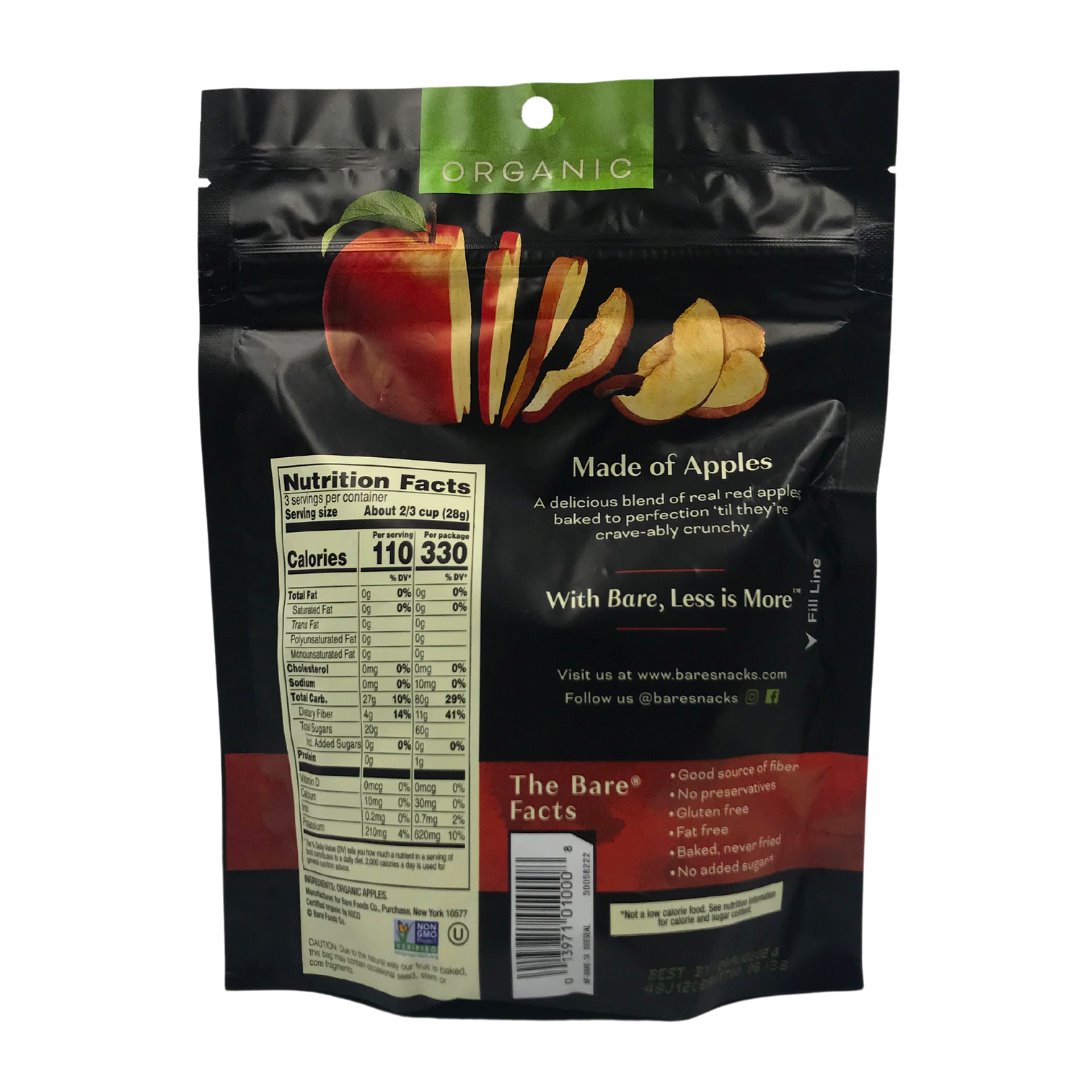 Curated visual reference: Picture Idea: Bare Organic Apple Chips