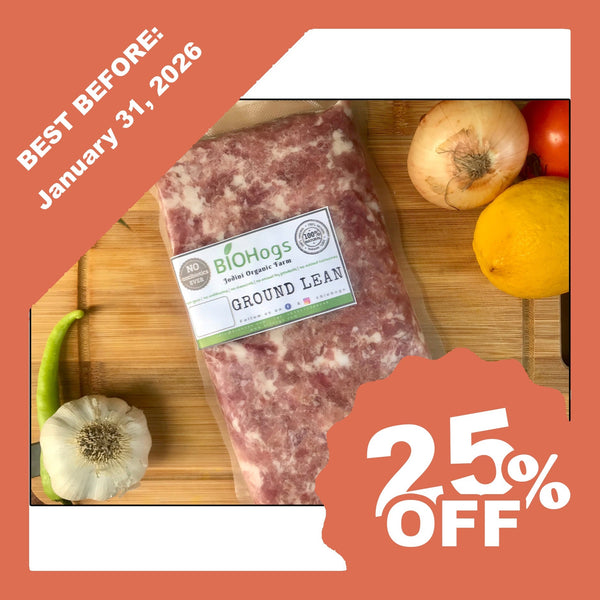 BIOHogs Ground Pork - Lean (500g) - Organics.ph