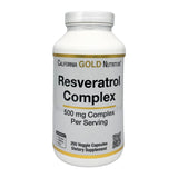 California Gold Nutrition Resveratrol Complex 500mg (250 Caps) - Organics.ph