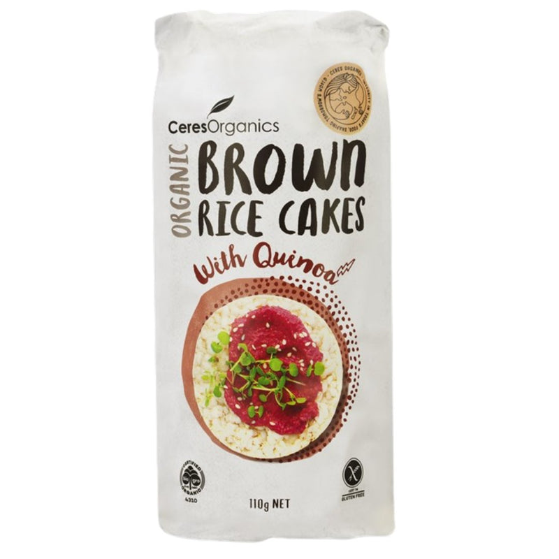 Ceres Organics Brown Rice Cakes - With Quinoa (110g) - Organics.ph