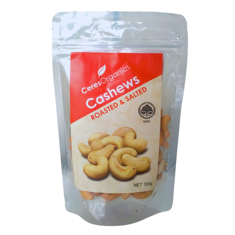 Ceres Organics Cashews - Roasted & Salted (100g) - Organics.ph