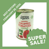 Ceres Organics Chopped Tomatoes With Basil (400g) - Slightly Damaged - Organics.ph