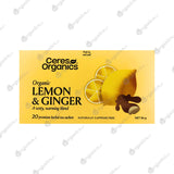 Ceres Organics Tea - Lemon & Ginger (20 bags) - Organics.ph