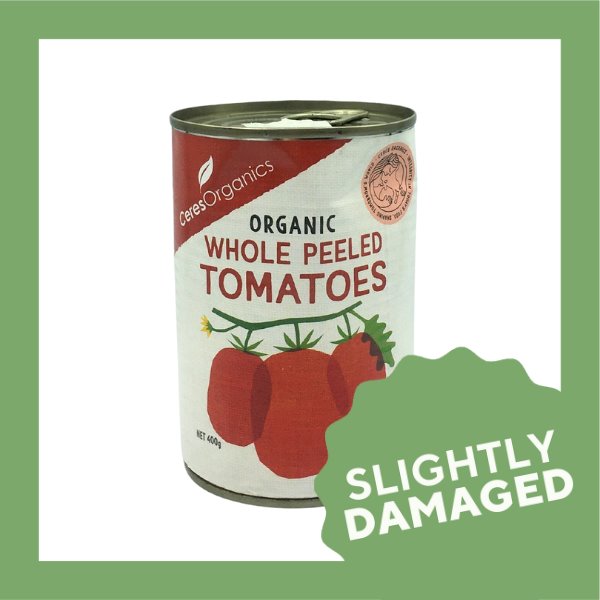 Ceres Organics Whole Peeled Tomatoes (400g) - Slightly Damaged - Organics.ph
