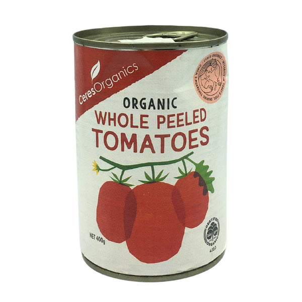 Ceres Organics Whole Peeled Tomatoes (400g) - Slightly Damaged - Organics.ph