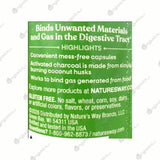 Charcoal Activated 560mg (100 caps, 50 servings) - Organics.ph