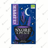 Clipper Organic Tea - Snore & Peace - Chamomile, Lemon Balm, Lavender (20 bags) - Organics.ph