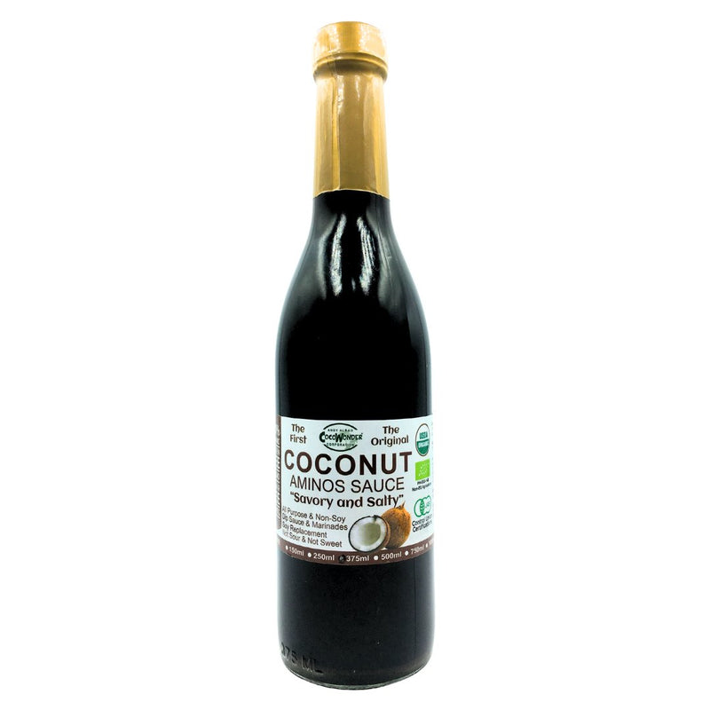 CocoWonder Organic Coconut Aminos Liquid Sauce (375ml) - Glass Bottle - Organics.ph
