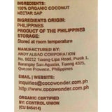 CocoWonder Organic Coconut Cider Vinegar (375ml) - Organics.ph