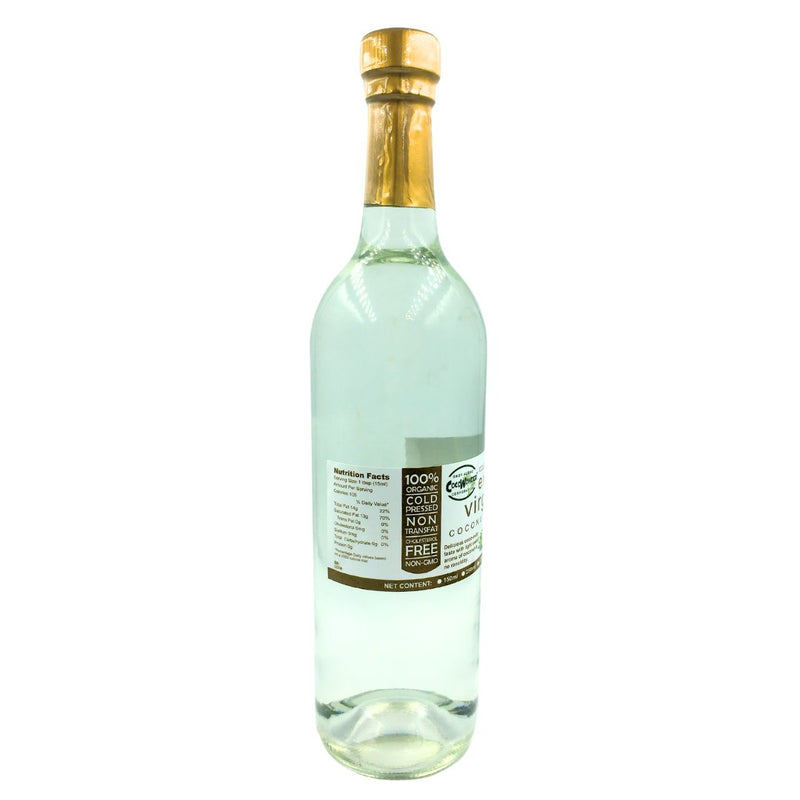 CocoWonder Organic Extra Virgin Coconut Oil - Glass Bottle (750ml) - Organics.ph