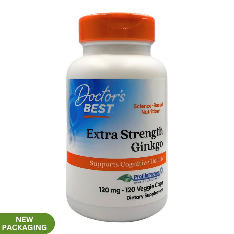 Doctor's Best Ginkgo Biloba 120mg (120 Caps) - Organics.ph