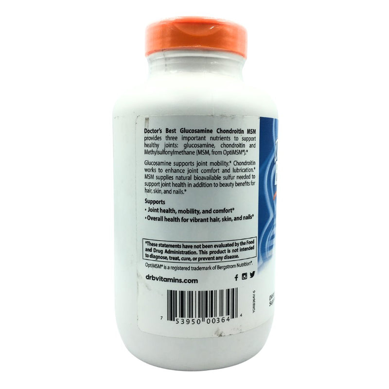 Doctor's Best Glucosamine Chondroitin MSM (360 caps) - Organics.ph