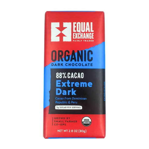 Equal Exchange Organic Dark Chocolate - 88% (80g) - Organics.ph