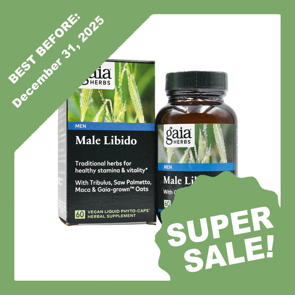 GAIA Herbs H Goat Weed with Maca & Saw Palmetto (60 caps) - Organics.ph