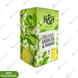 Heath and Heather Organic Green Tea - Manuka Honey (20 tea bags) - Organics.ph