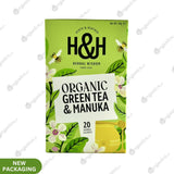 Heath and Heather Organic Green Tea - Manuka Honey (20 tea bags) - Organics.ph